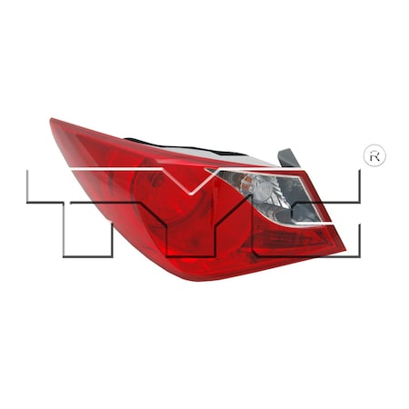 Tyc Tyc Capa Certified Tail Light Assembly, 11-6348-00-9 11-6348-00-9